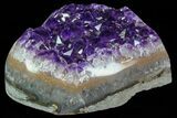 Purple Amethyst Crystal Heart - Uruguay #76807-1